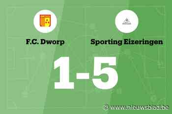 Van Schepdael leidt Eizeringen naar zege tegen Dworp B