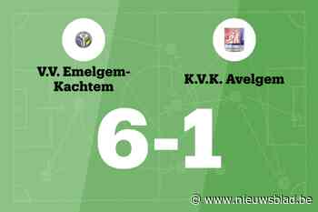 Farih scoort drie keer, VV Emelgem-Kachtem verslaat VK Avelgem B