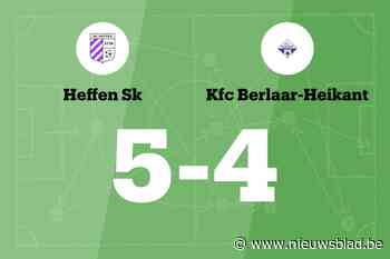 Scheers leidt Heffen naar overwinning tegen Berlaar-Heikant B