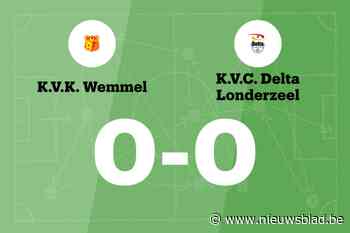 KVK Wemmel en Delta Londerzeel blijven steken op 0-0