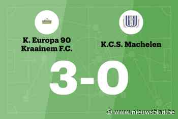 Jacques scoort drie keer, Kraainem B verslaat CS Machelen B
