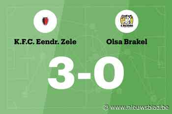 Eendracht Zele wint thuis van Olsa Brakel B
