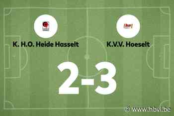 Hoeselt wint met doelpunt verschil tegen HO Heide