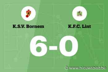 Twaalf opeenvolgende overwinningen voor Bornem na 6-0 winst tegen Lint B