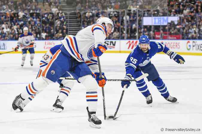Mitch Marner scores in overtime as Maple Leafs down Oilers 4-3