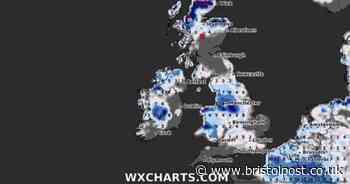 New UK weather map shows only seven counties will be spared snow and -10C cold snap this week
