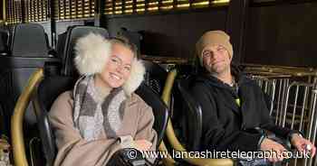 Strictly stars swap dancing shoes for rollercoasters at Blackpool Pleasure Beach