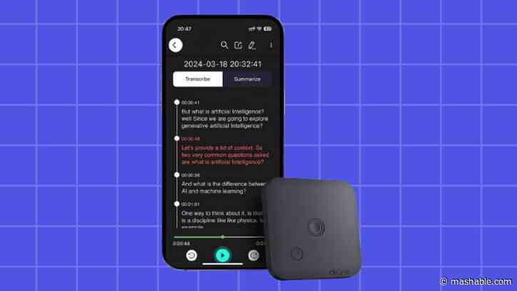 This AI recorder might be the end of note-taking — get it for 32% off