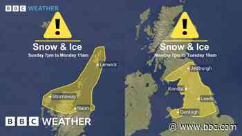 Warnings of disruption with snow and ice forecast