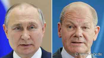 "Keine gute Nachricht": Scholz: An Putins Ansichten zum Krieg hat sich nicht viel geändert