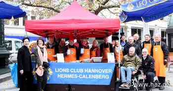 Lions beweisen guten Geschmack und helfen Menschen in Not in der Region Hannover mit einem Benefiz-Verkauf von Erbsensuppe