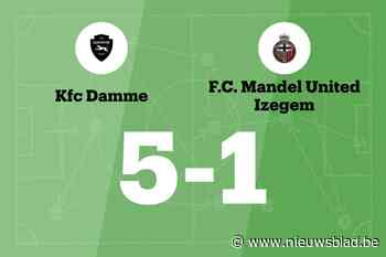 FC Damme in goede vorm na weer een overwinning