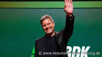 Jubel auf Parteitag: Blinkt Habeck in Richtung Schwarz-Grün?