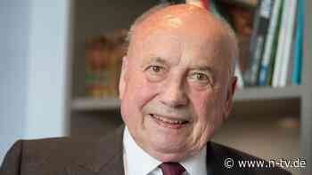 Im Alter von 81 Jahren gestorben: Trauer um Privatbankier Friedrich von Metzler