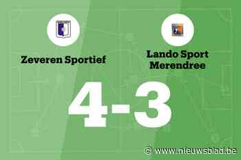 Zeveren Sportief verslaat LS Merendree en blijft winnen