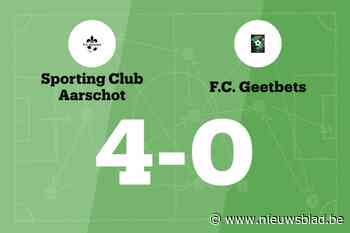 SC Aarschot boekt overtuigende zege tegen Geetbets