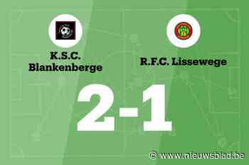 SC Blankenberge B beëindigt de zegereeks van FC Lissewege