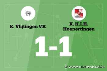 Vandormael redt punt voor Vlijtingen tegen Hoepertingen