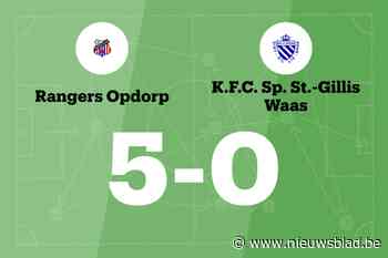 Rangers Opdorp overklast Sporting Sint-Gillis Waas
