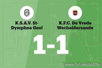 Geerinckx redt punt voor Sint-Dimpna tegen Wechelderzande