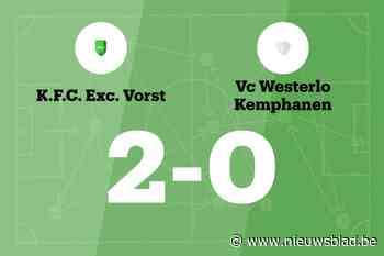 Vier opeenvolgende overwinningen voor Exc. Vorst na 2-0 tegen Westerlo Kemphanen