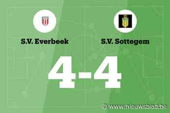 SV Everbeek nog steeds zonder winst na gelijkspel tegen SV Zottegem B