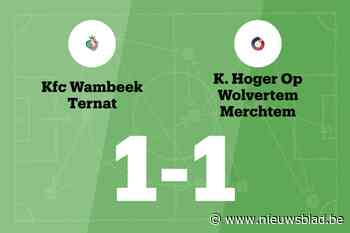 KFC Wambeek Ternat en HO Wolvertem Merchtem B delen de punten