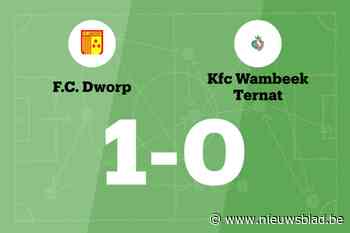 Dewit is goud waard voor Dworp tegen Wambeek Ternat B