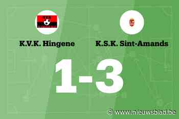 De Vlieger maakt twee goals voor Sint-Amands B in wedstrijd tegen Hingene