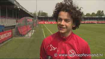 Almere - Jochem Ritmeester van de Kamp geblesseerd en zegt oefenduel tegen Jong Engeland af