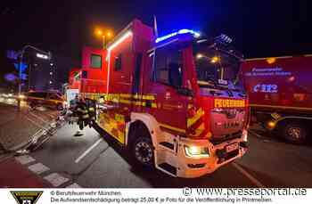 FW-M: Aufwendige Löscharbeiten bei Dachstuhlbrand (Sendling)