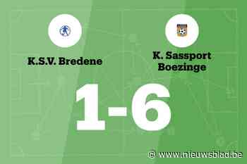 Sassport Boezinge verslaat SV Bredene na hattrick Ponjaert