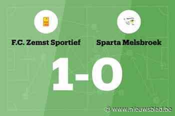 FC Zemst beslist duel met Sparta Melsbroek na rust