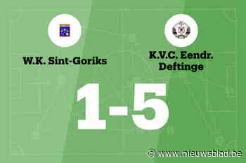 WK Sint-Goriks blijft in problemen na nederlaag tegen VC Eendracht Deftinge