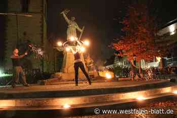 Feuer und Flammen im Carree