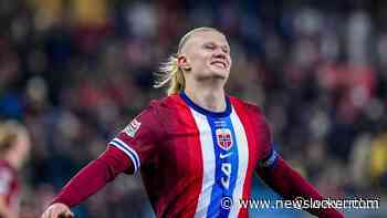 Haaland helpt Noren met hattrick aan promotie in Nations League