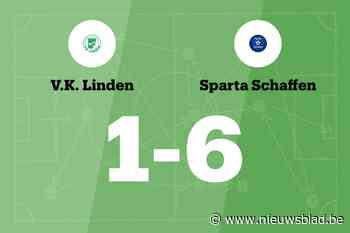 Sparta Schaffen overklast Linden B