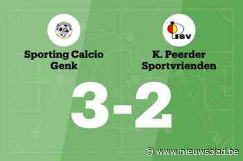 Sp. Calcio Genk wint thuis van Peer SV