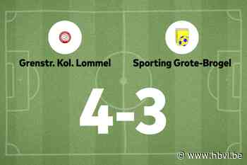 Zeven opeenvolgende overwinningen voor Lommel Kolonie na 4-3 overwinning tegen Grote Brogel