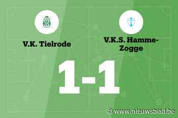 Weymans redt punt voor VKS Hamme-Zogge B tegen VK Tielrode