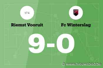 Riemst heeft geen medelijden met FC Winterslag