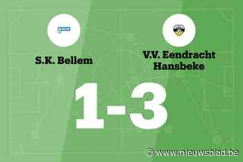 Eendracht Hansbeke wint ook van SK Bellem