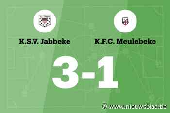 SV Jabbeke verslaat FC Meulebeke