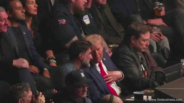 Trump spotted sitting with head of Saudi Arabia’s Public Investment Fund at UFC fight
