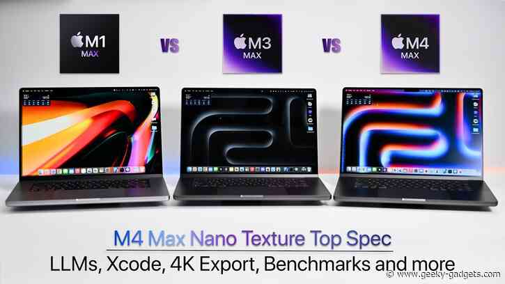 M4 Max vs M3 Max vs M1 Max: Which MacBook Pro is Right for You?