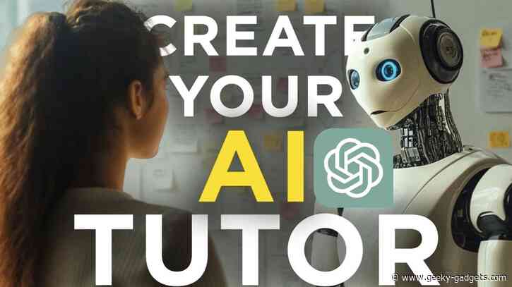 Create a Custom AI Tutor Using ChatGPT to Learn Anything