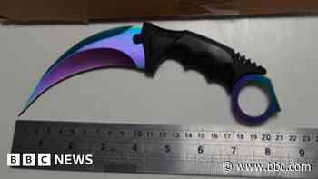 Teenager arrested over attempt to import knife