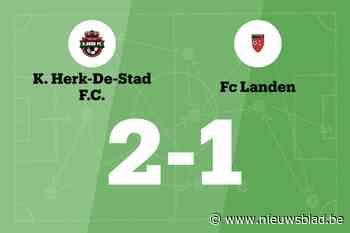 Zegereeks FC Landen ten einde door nederlaag tegen Herk FC