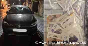 Teenager arrested as cash and drugs found in car