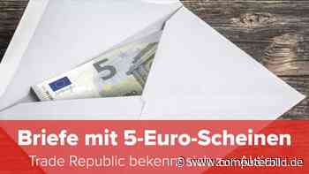 Briefe mit 5-Euro-Scheinen: Trade Republic bekennt sich zur Aktion
